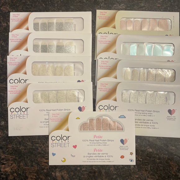 Color Street - silver, sparkles, neutrals - Picture 1 of 8